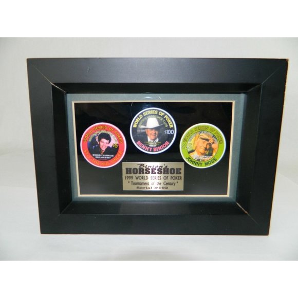 Binions 1999 World Series Poker Casino Chip Set Stu Ungar Johnny Moss B Binion - Picture 7 of 12